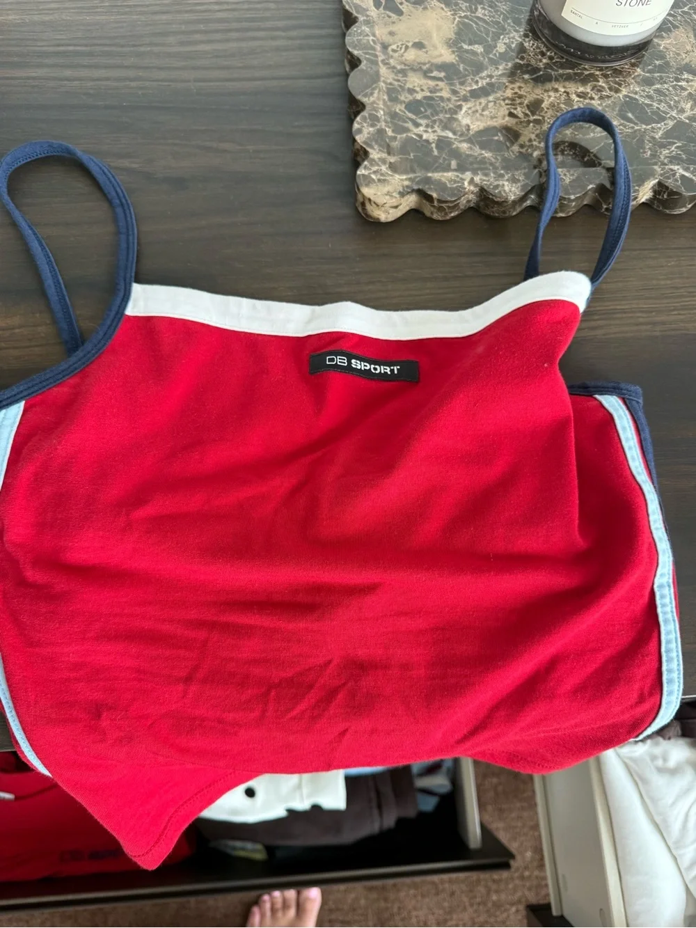 Dairy Boy Sport Red Two-Piece Athletic Tank & Shorts Set